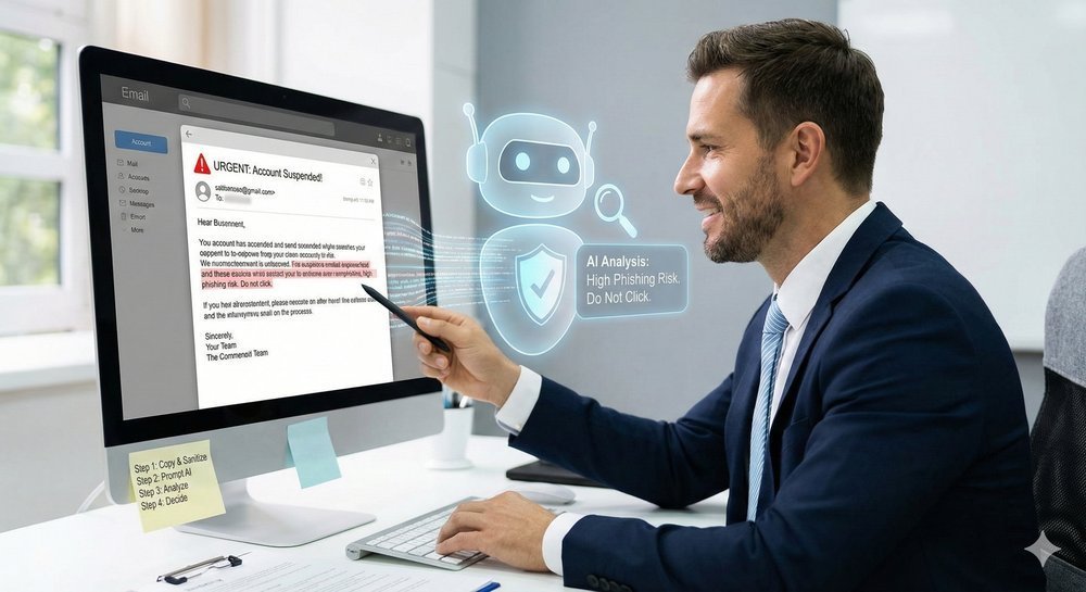 3초만에 피싱/스캠 메일을 감별하는 AI 활용 가이드